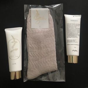 Maskcara Milk Foot Set - 1 Pair Socks, 2 Creams